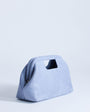 Topshop Gordan clutch with handle in blue