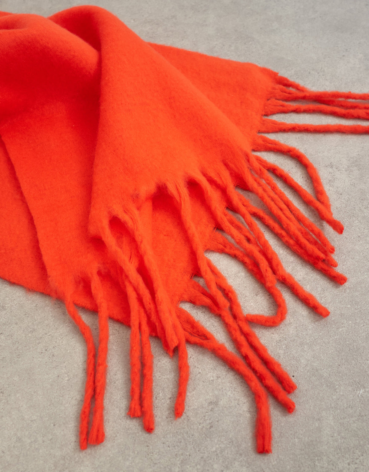 Topshop Sydney blanket scarf in red