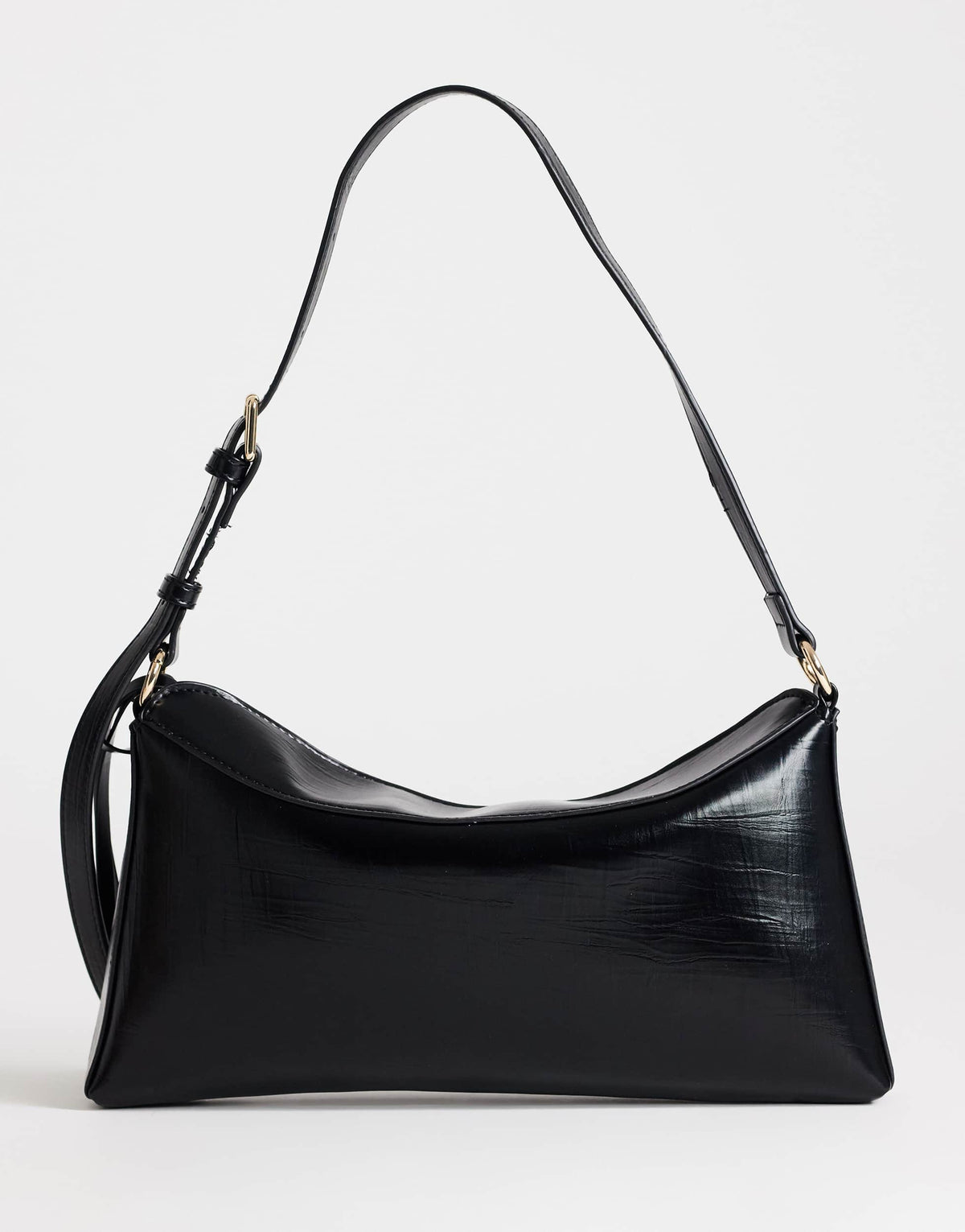 Topshop Annabel small shoulder bag in black