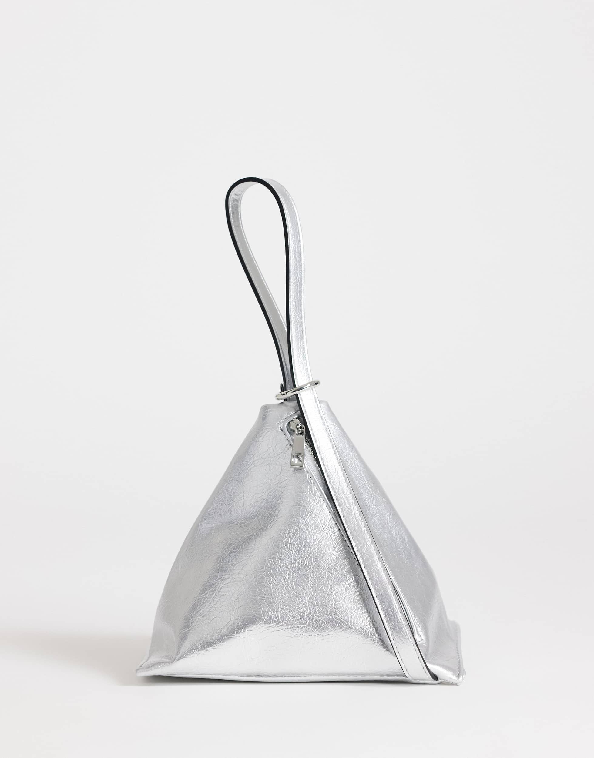 Topshop Arthur multi wear bag in silver