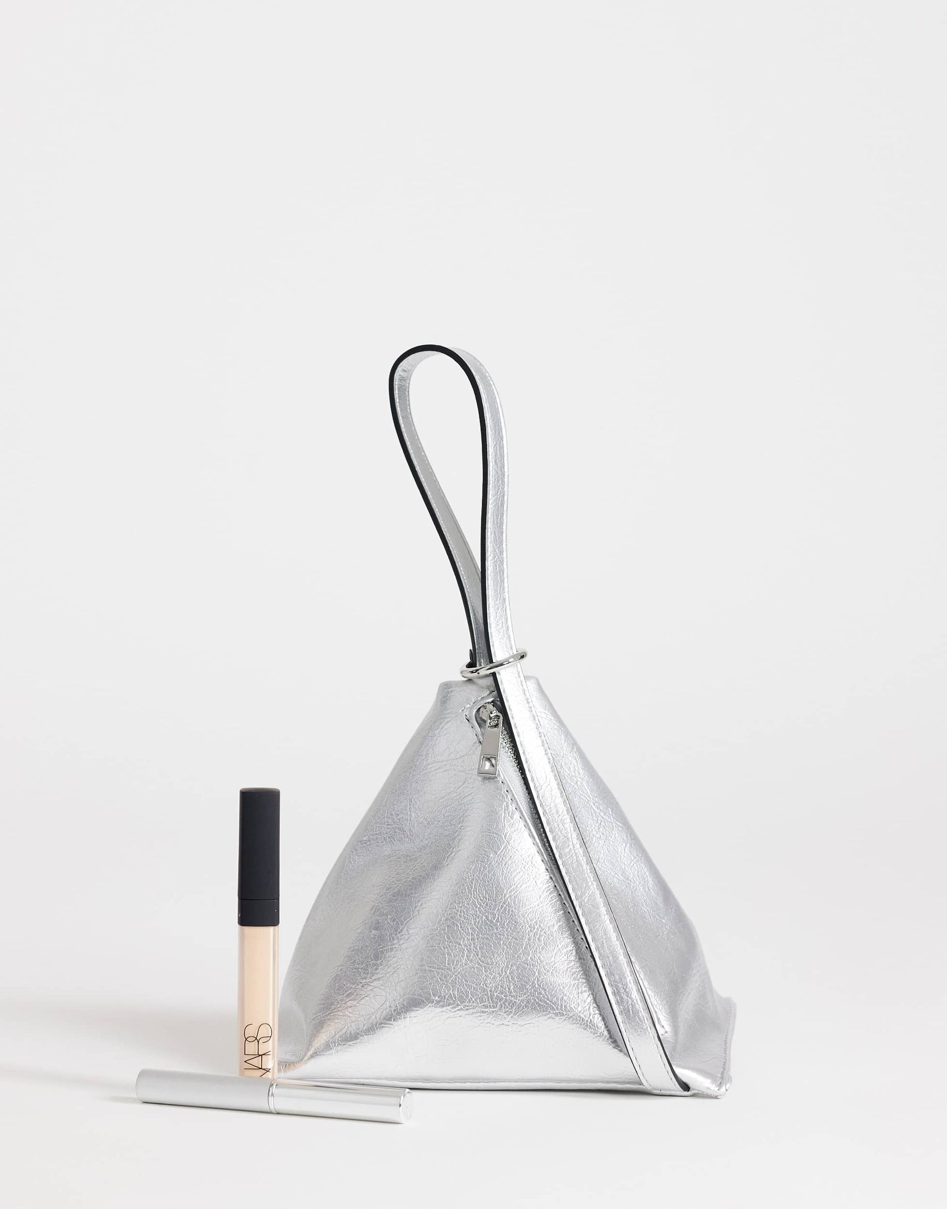 Topshop Arthur multi wear bag in silver