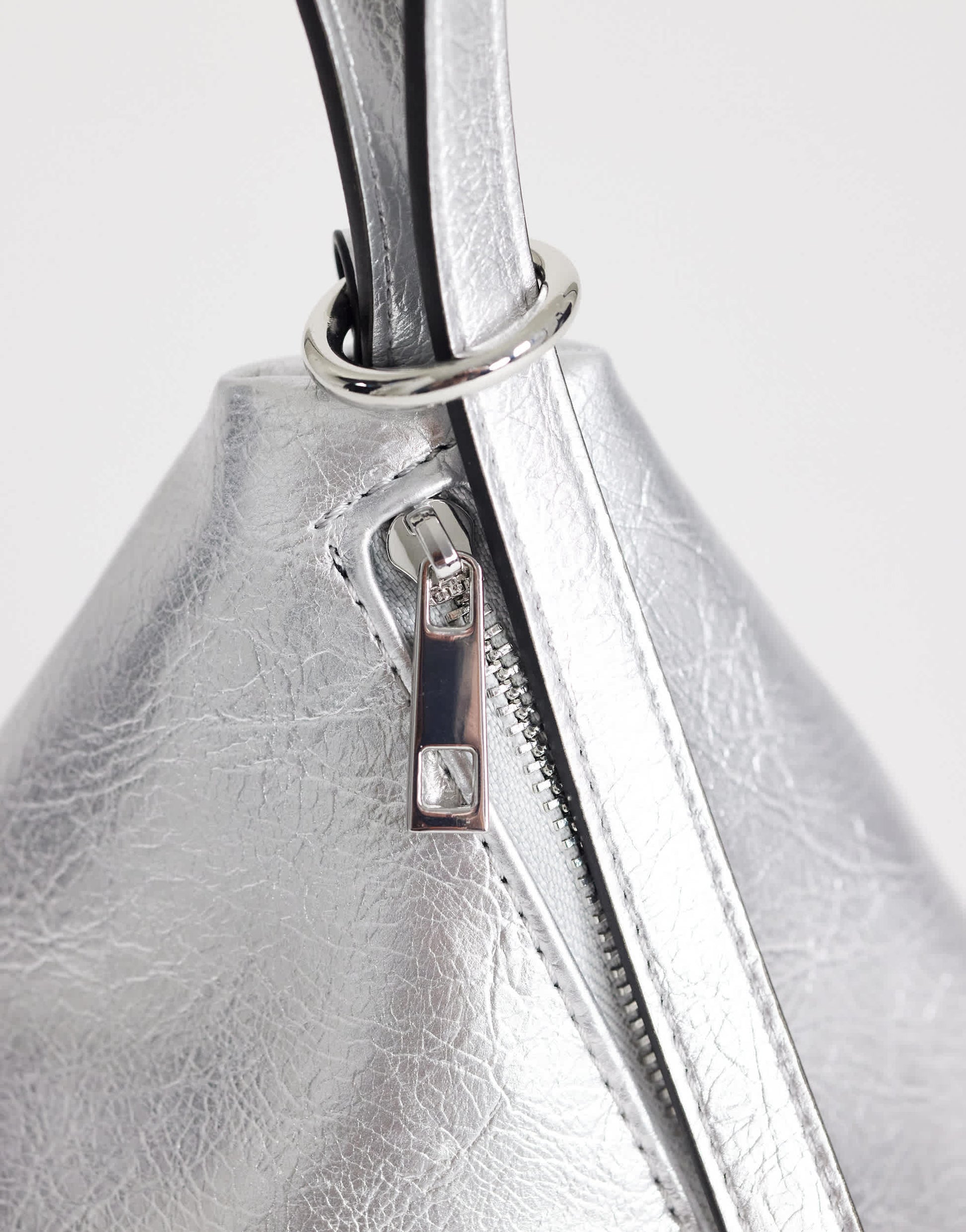 Topshop Arthur multi wear bag in silver