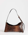 Topshop Annabel small shoulder bag in snake
