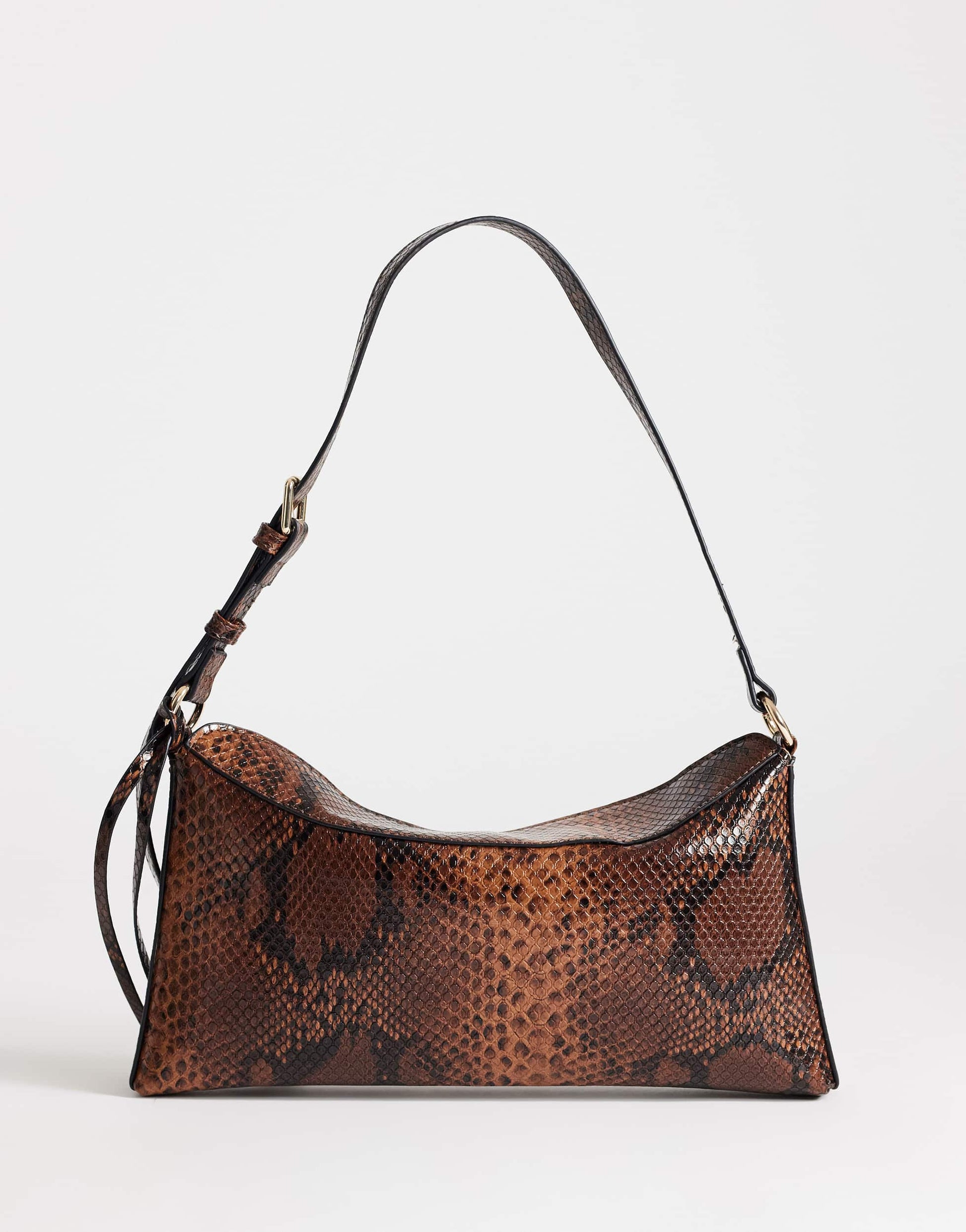 Topshop Annabel shoulder bag in snake