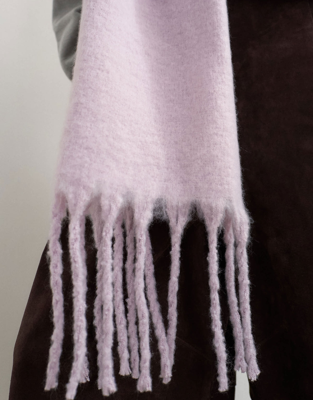 Topshop Sydney blanket scarf in lilac
