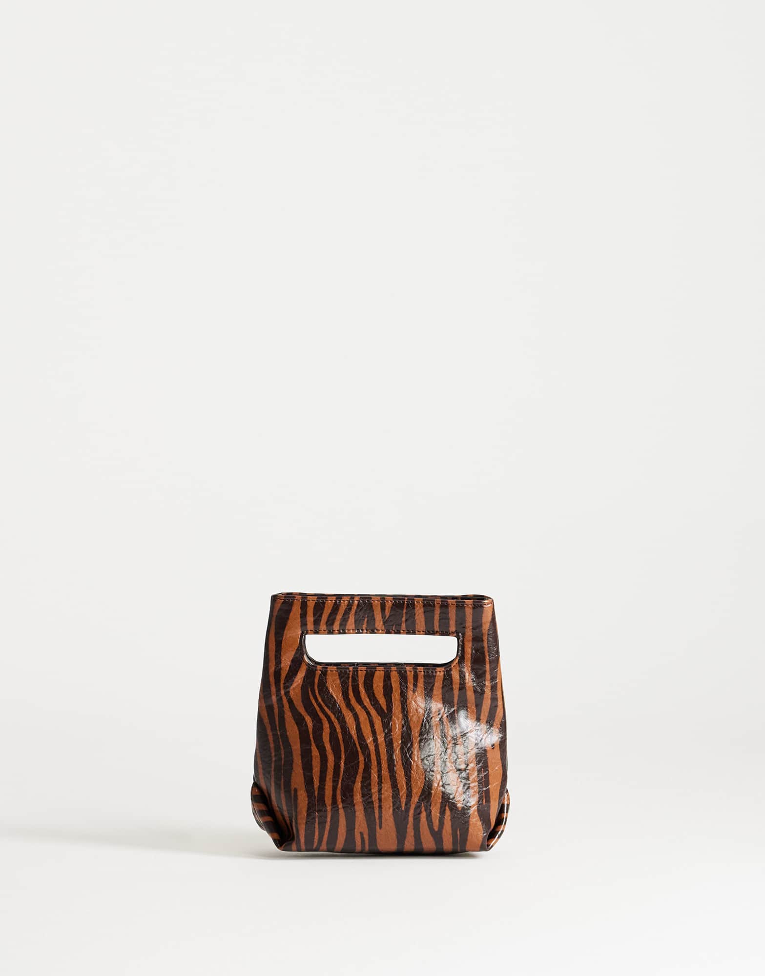 Topshop Stella grab bag in tiger