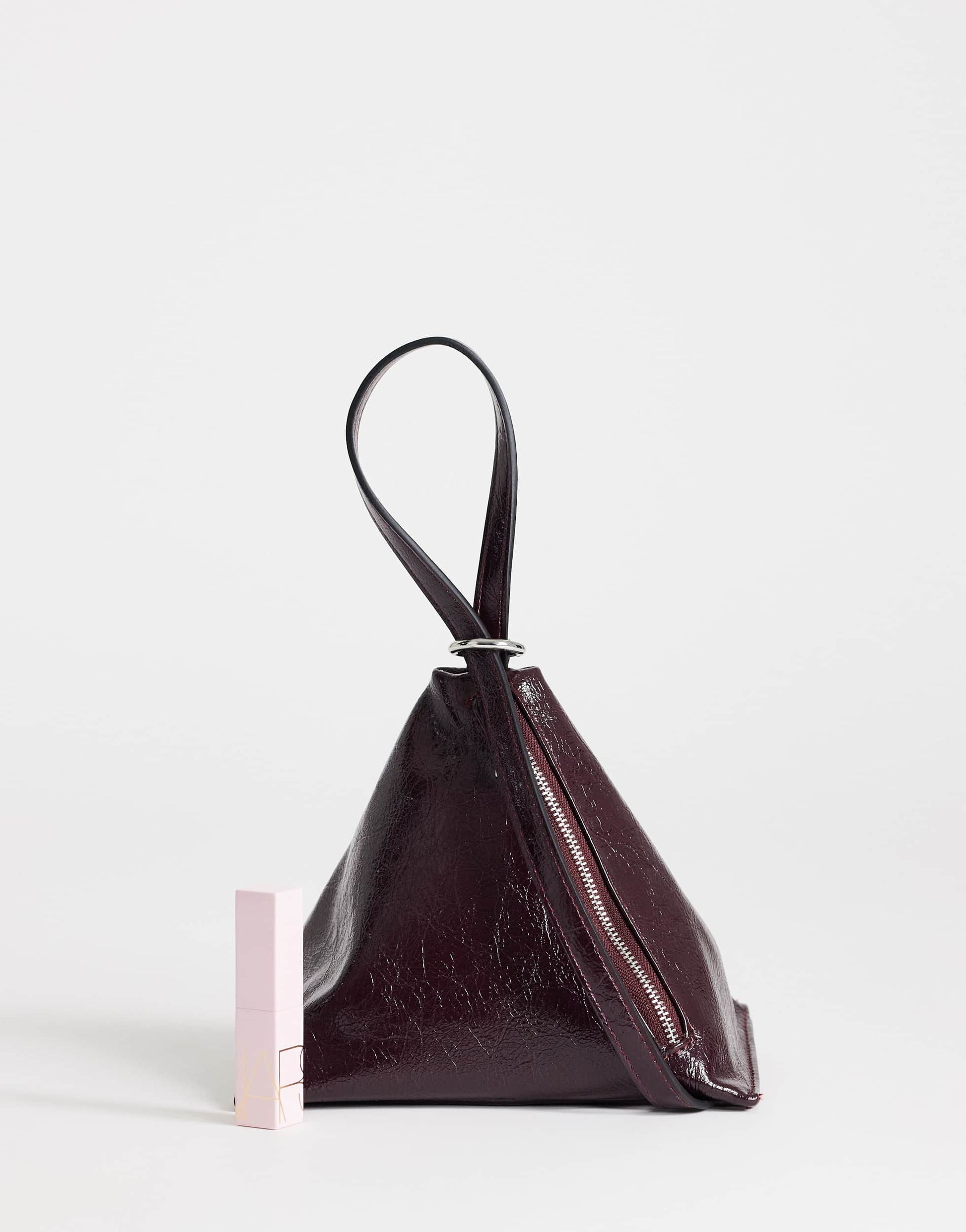 Topshop Arthur small multi wear bag in burgundy
