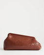 Topshop Anna medium angular clutch bag in tan