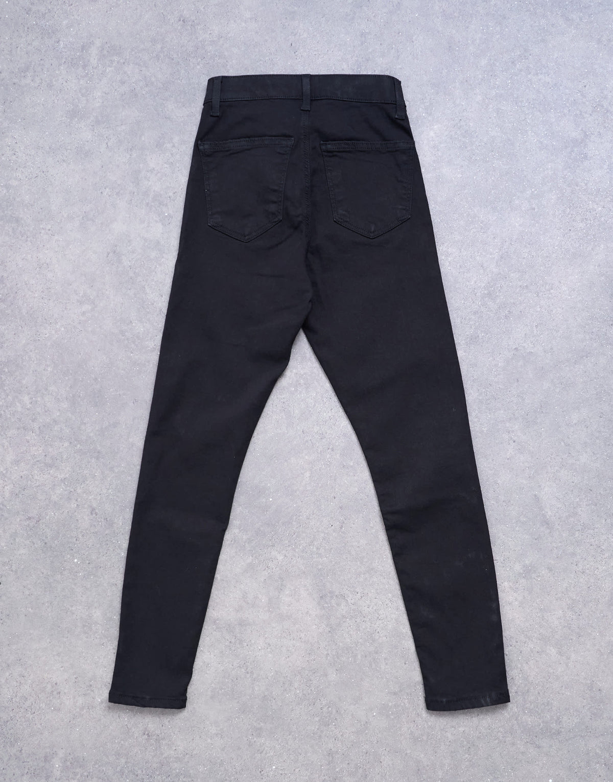 Topshop Petite Joni high rise skinny jean in black