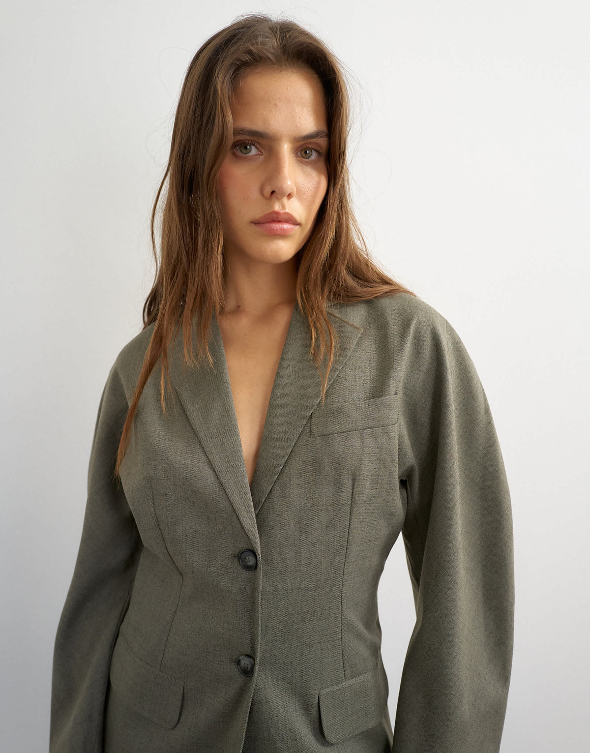 Topshop co ord ovoid sleeve soft silhouette blazer