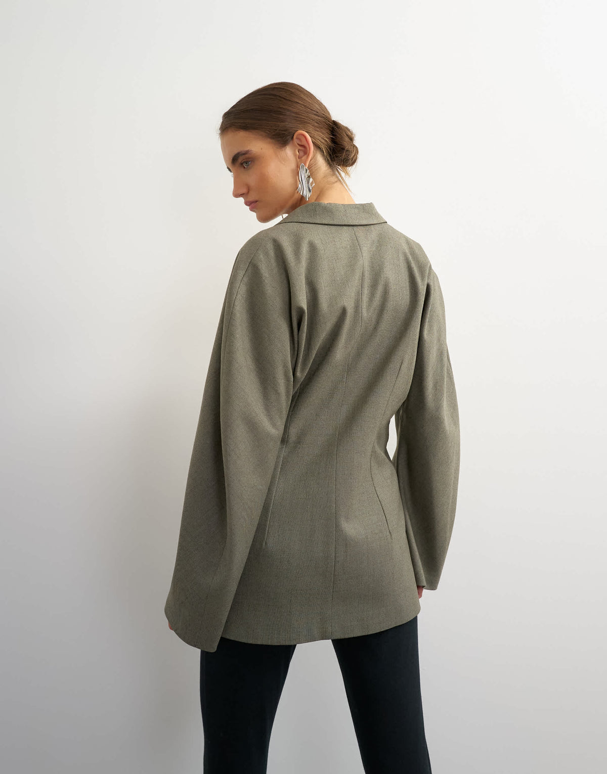 Topshop co ord ovoid sleeve soft silhouette blazer