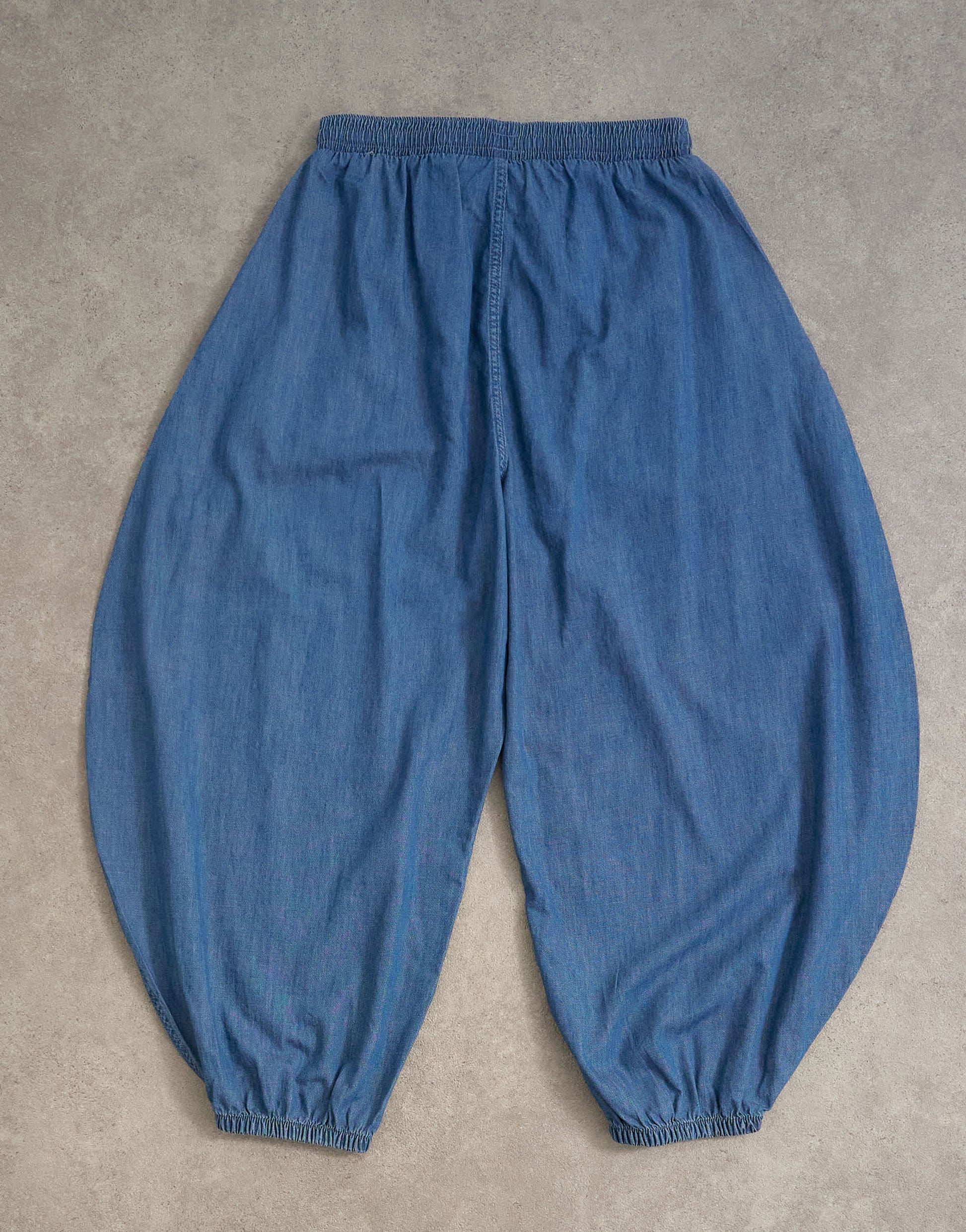 Topshop balloon jean in vintage blue