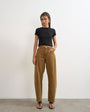 Topshop Barrel mid rise jean in cumin