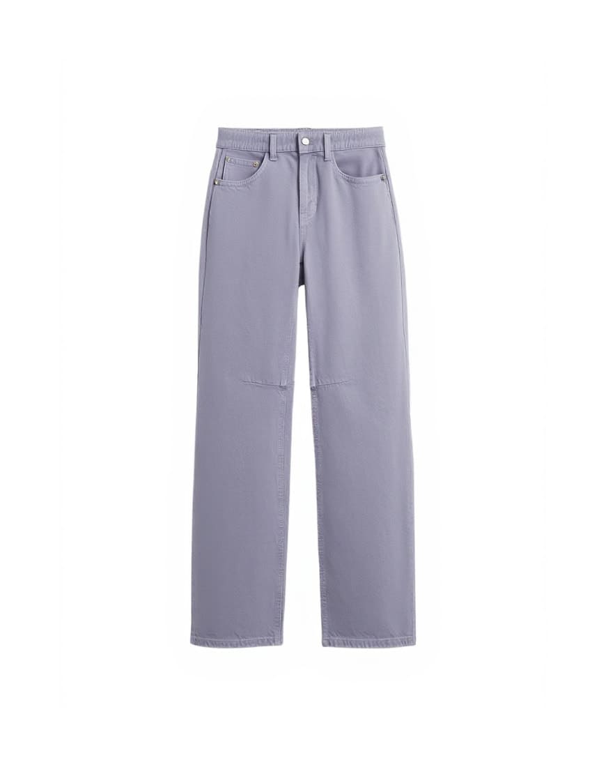 Topshop Barrel high rise jean in lilac