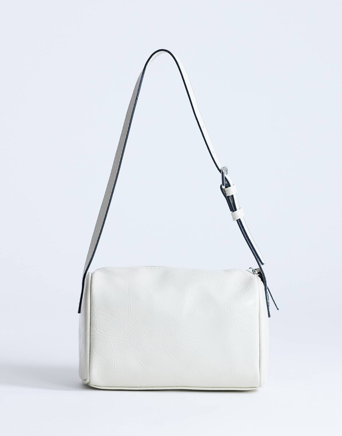 Topshop Safia front pocket shoulder bag in off white