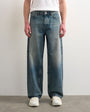 Topman rigid baggy jean in mid wash tint
