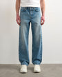 Topman rigid straight jean in mid wash