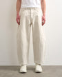 Topman rigid barrel jean in white