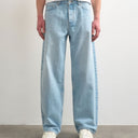 Topman rigid baggy jean in light wash