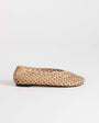 Topshop Luna woven ballet flat in sand
