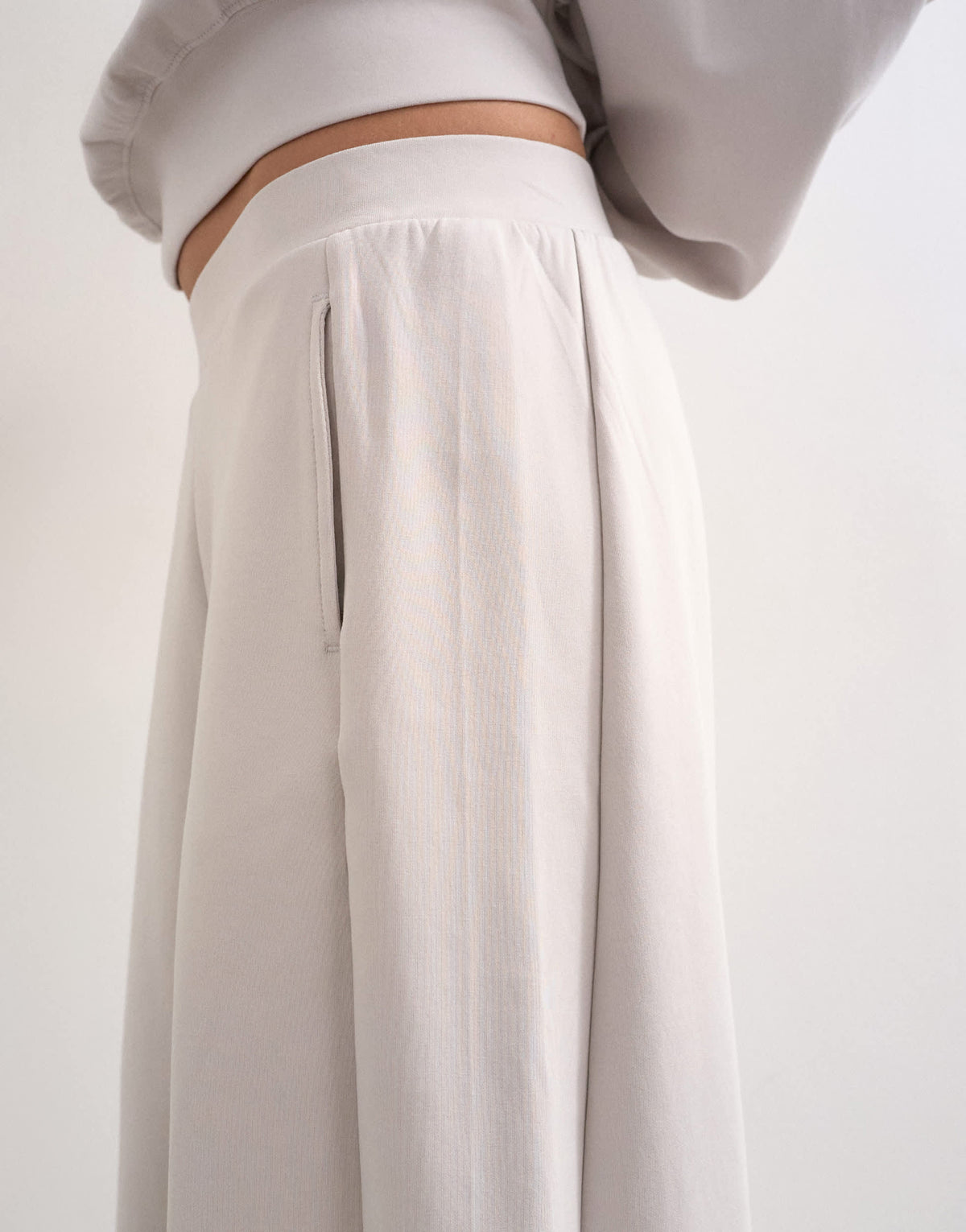 Topshop interlock clean barrel jogger co-ord in stone