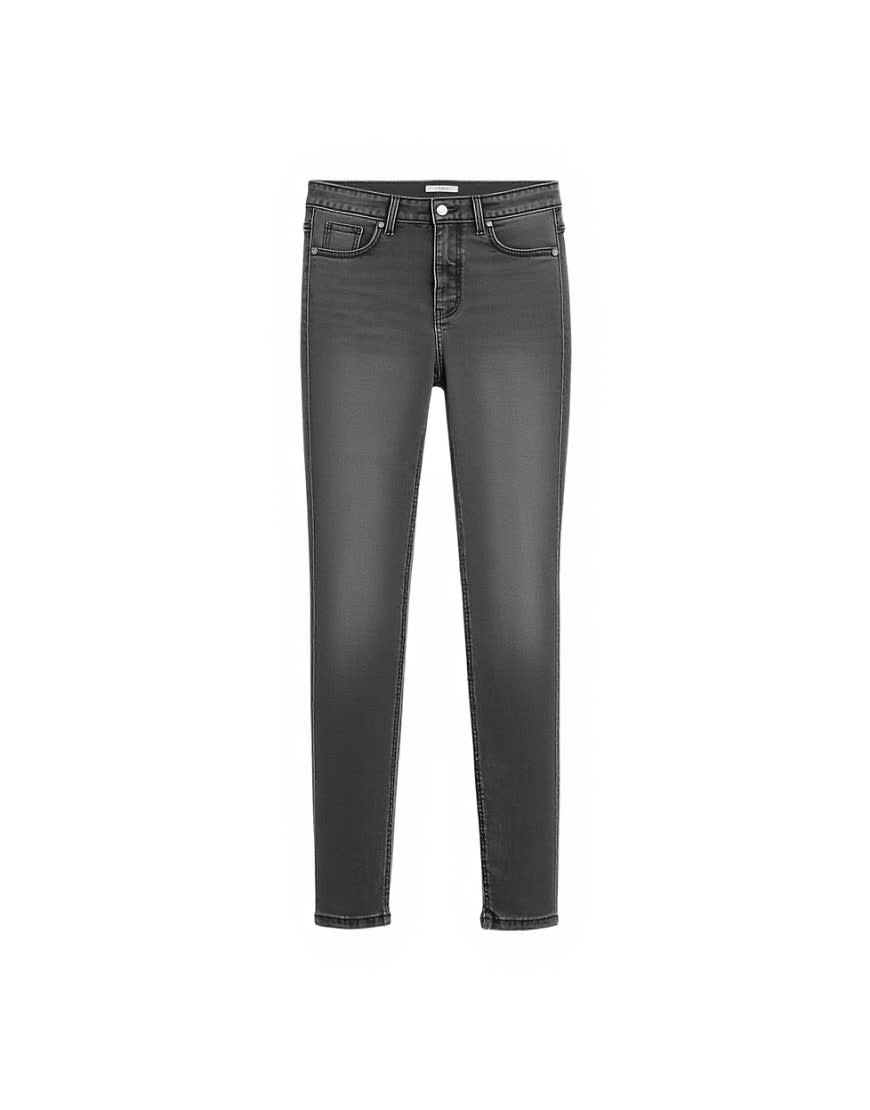 Topshop Jamie high rise skinny jean in washed black