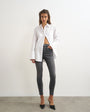 Topshop Jamie high rise skinny jean in washed black