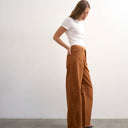Topshop Barrel mid rise jean in toffee