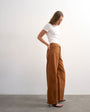 Topshop Barrel mid rise jean in toffee