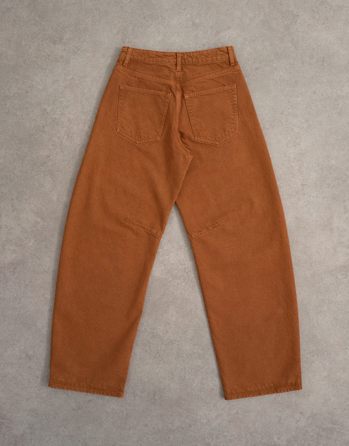 Topshop Barrel mid rise jean in toffee