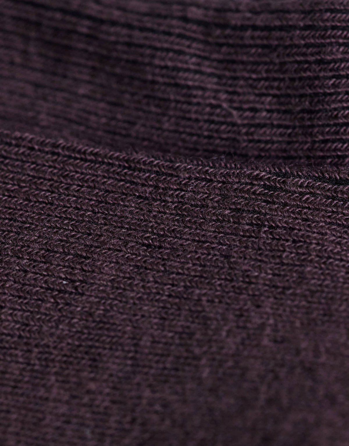 Topshop ribbed frill socks in chocolate