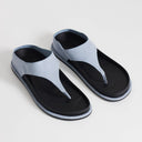 Topshop Angela toe thong footbed flat sandal in cornflower blue 