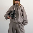 Topshop co ord lightweight anorak jacket in grey