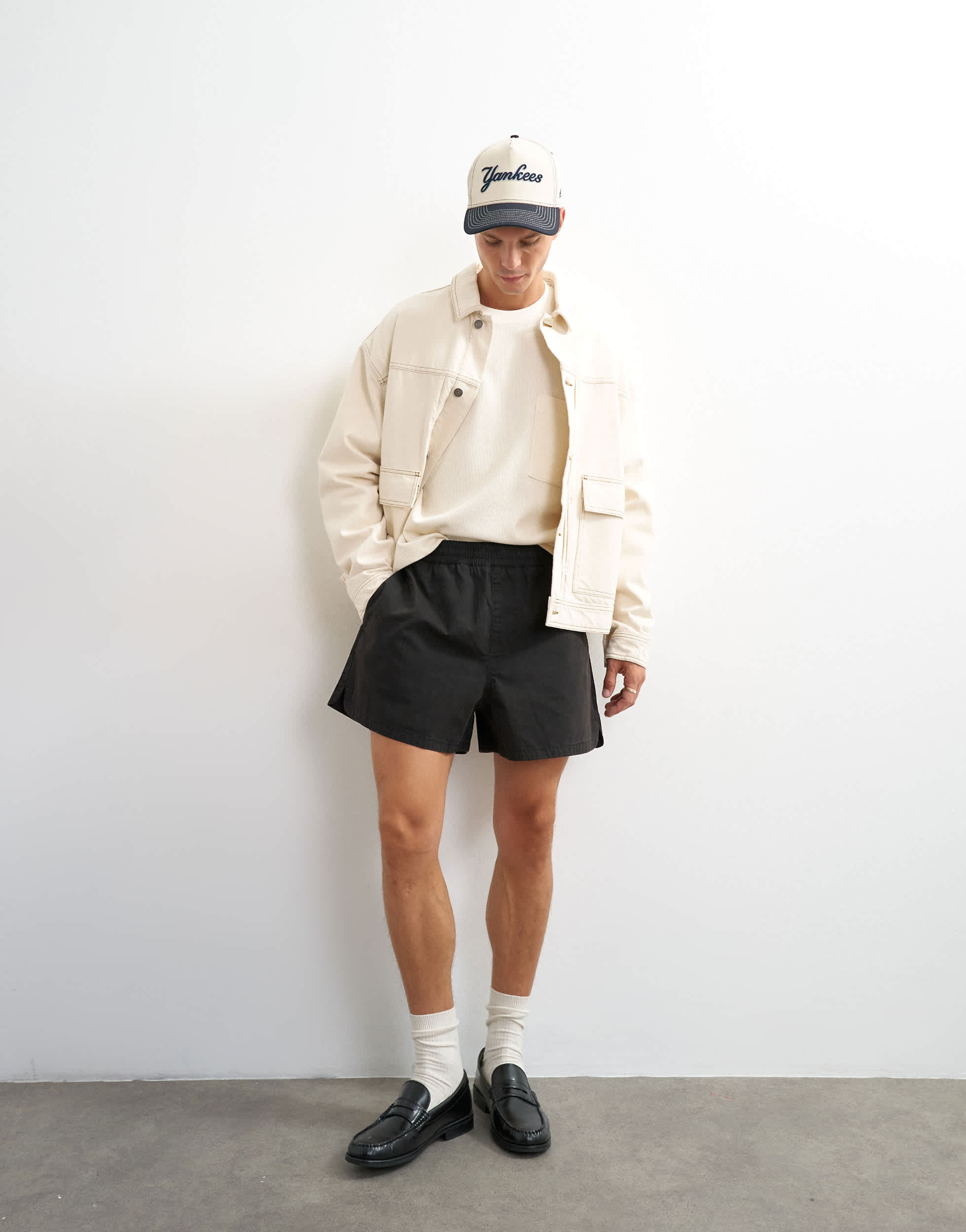 Short micro-fit Topman noir
