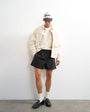 Topman micro fit short in black