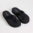Topshop Molly toe thong sandal in black