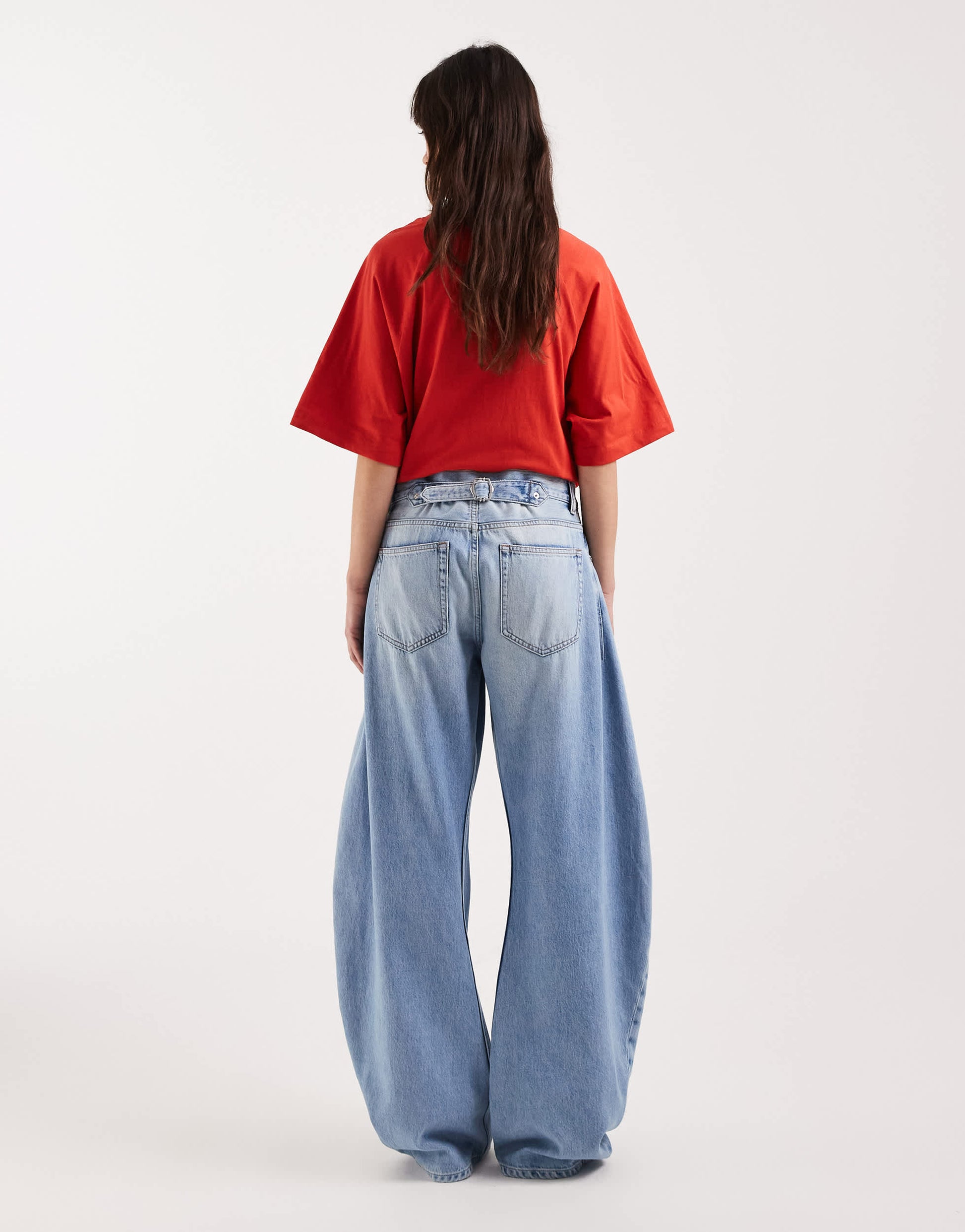 Topshop skewed boyfriend jean in bleach