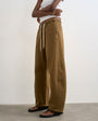 Topshop pull on barrel jean in cumin