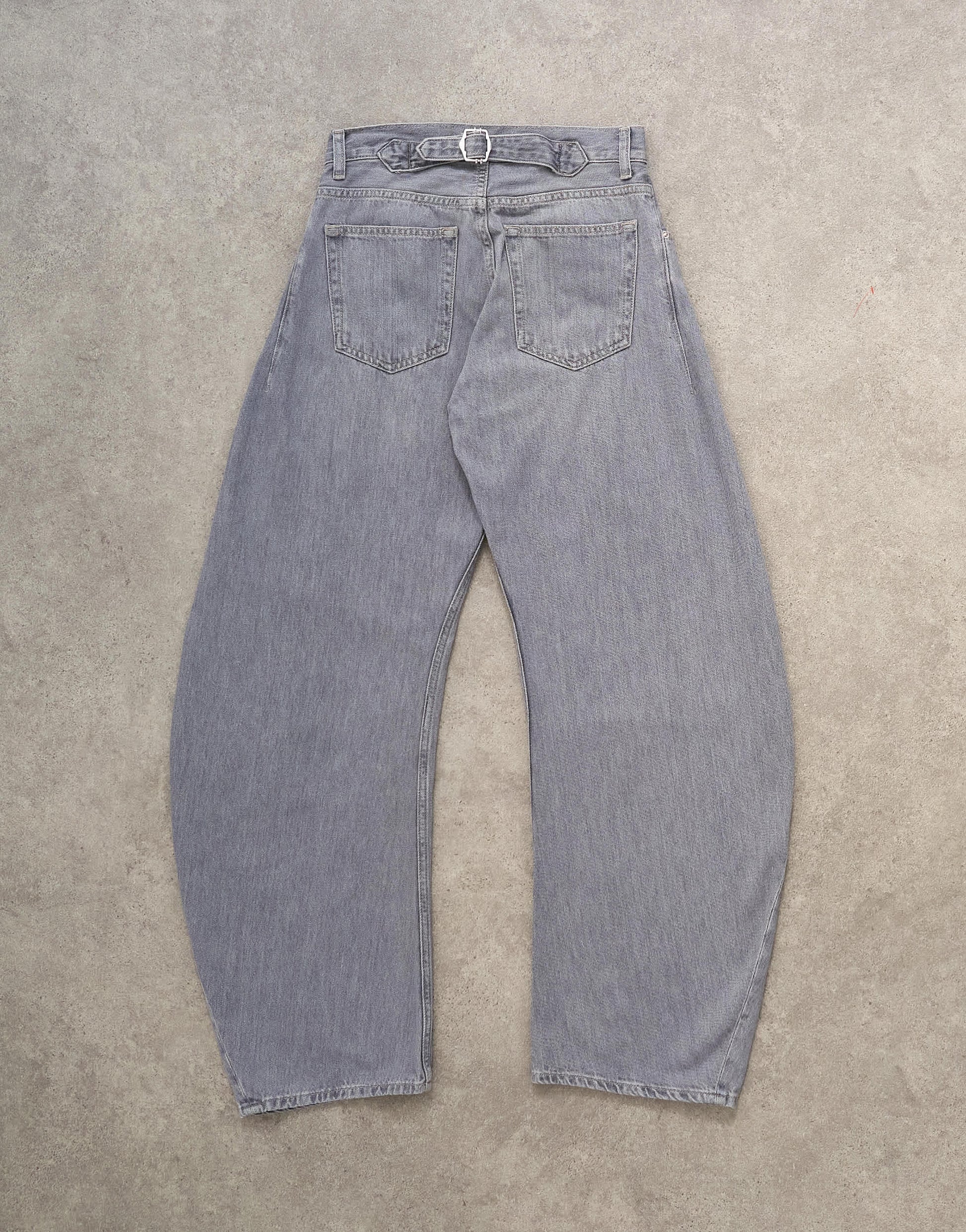 Topshop skewed boyfriend jean in grey