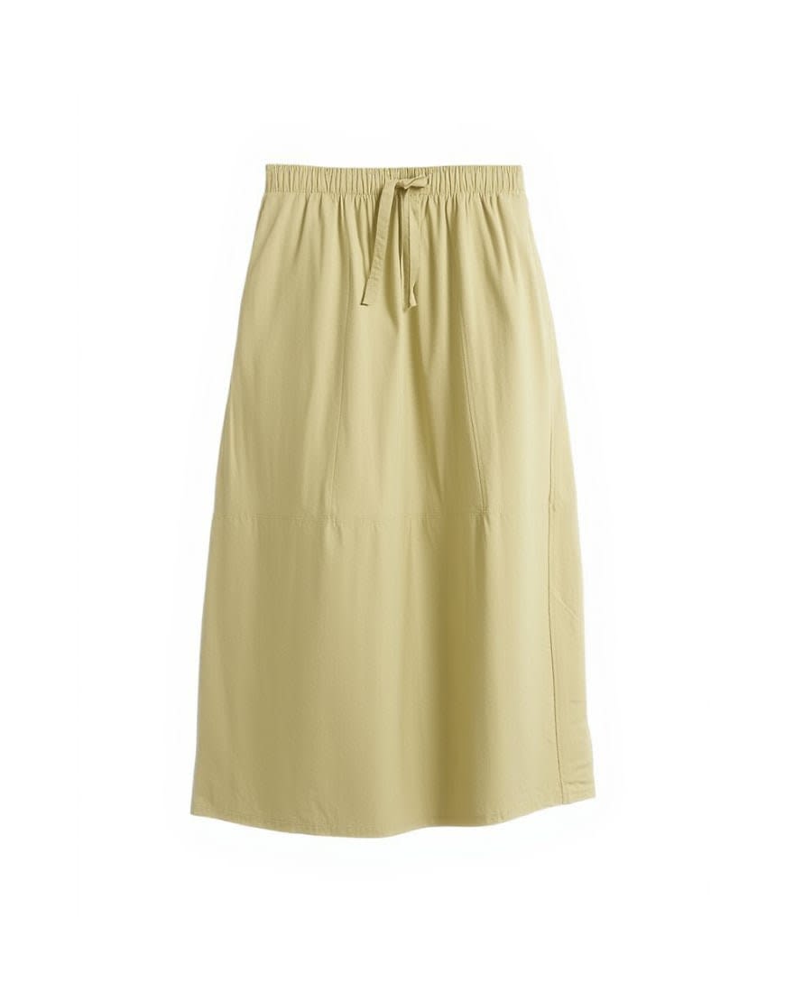 Topshop hybrid balloon maxi skirt in green