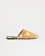 Topshop Lillie round toe flat shoe in deer print hair on real leather 