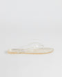 Topshop Kylie jelly toe thong sandal in clear