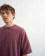 Topman boxy fit in washed burgundy