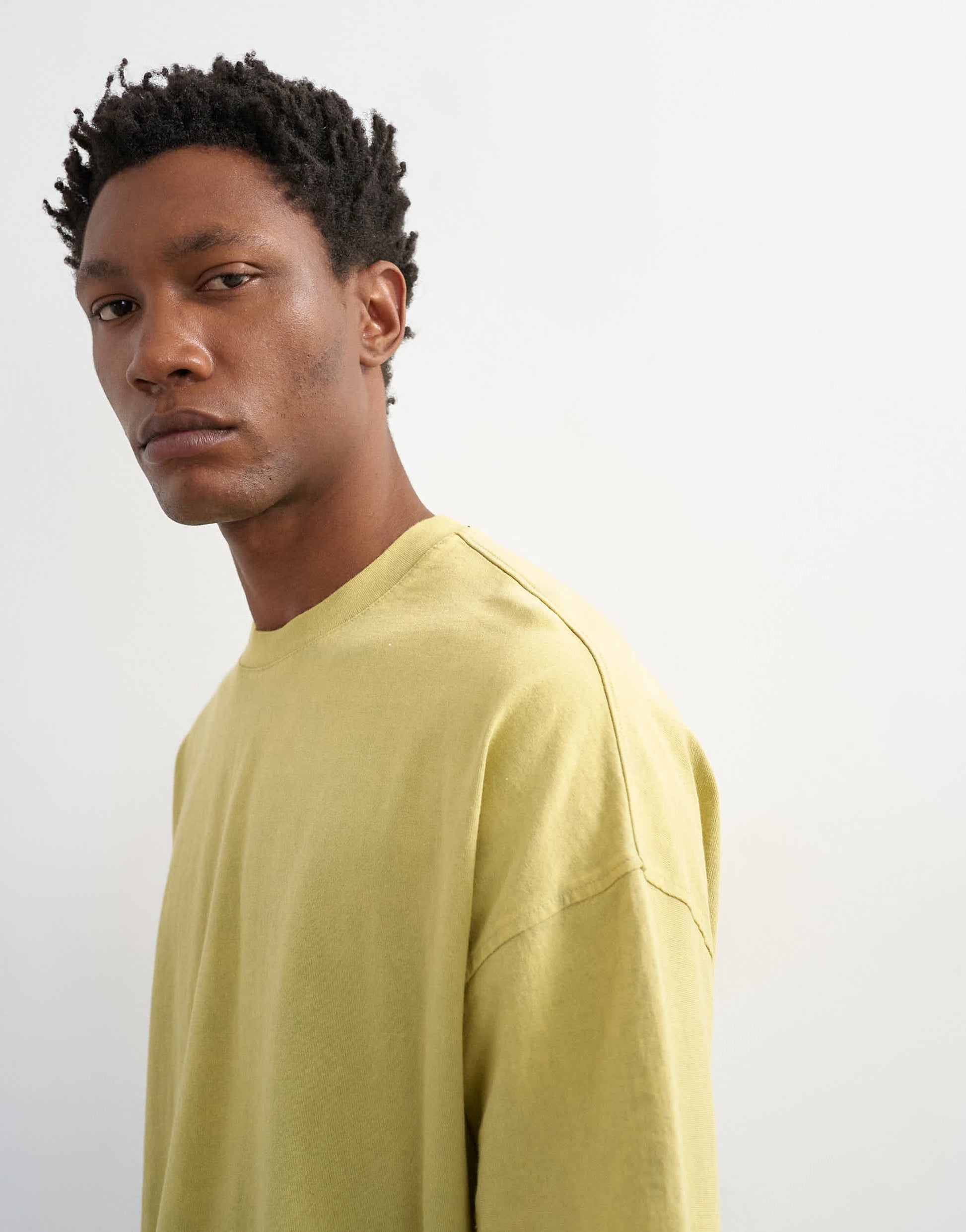 Topman boxy fit in washed yellow