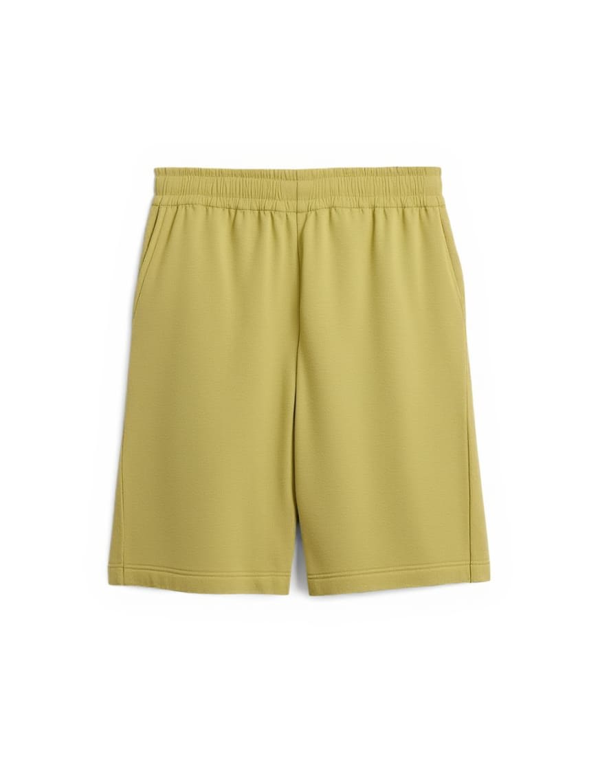 Topman relaxed fit bermuda jogger short in washed yellow
