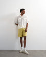 Topman relaxed fit bermuda jogger short in washed yellow