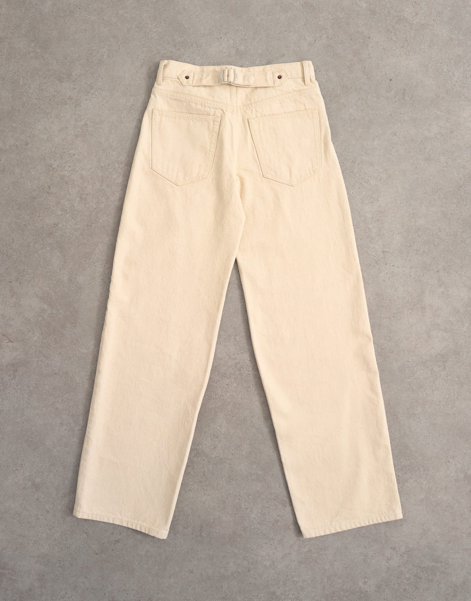 Topshop Cinch low rise relaxed jean in natural