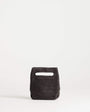 Topshop Stella straw small grab bag in chocolate