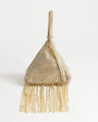 Topshop Matty small diamante triangle grab bag with tassels in gold