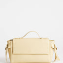 Topshop Josie small grab knot detail grab bag in buttermilk